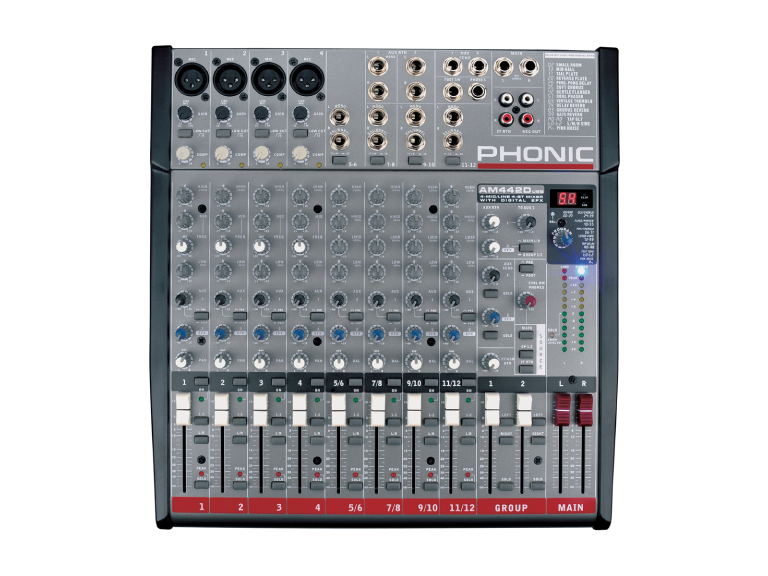 MIXER ANALOG PHONIC AM442D - Ảnh 1