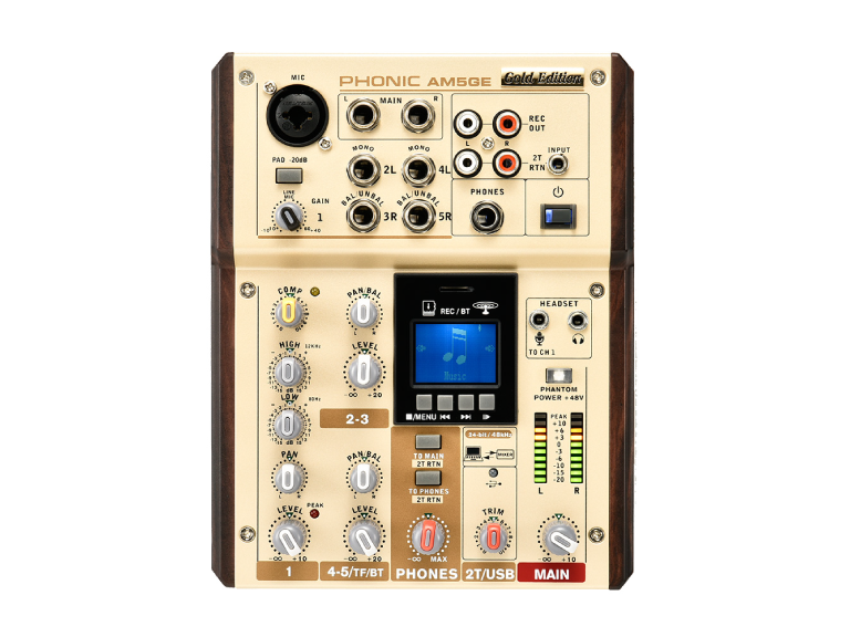 MIXER ANALOG PHONIC AM5GE - Ảnh 1