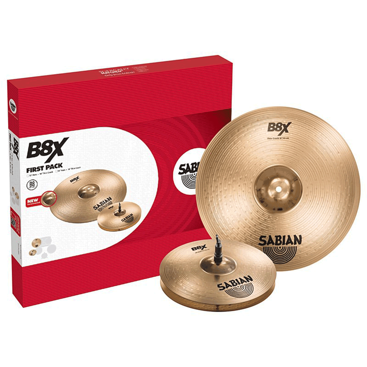 LÁ TRỐNG (CYMBAL) SABIAN B8X FIRST PACK 45011X - Ảnh 1
