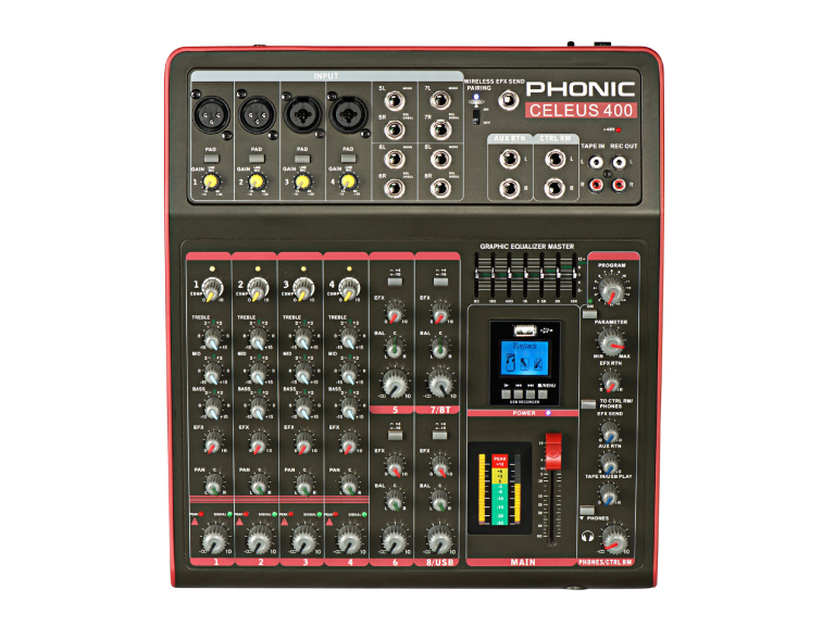 MIXER ANALOG PHONIC CELEUS400 - Ảnh 1