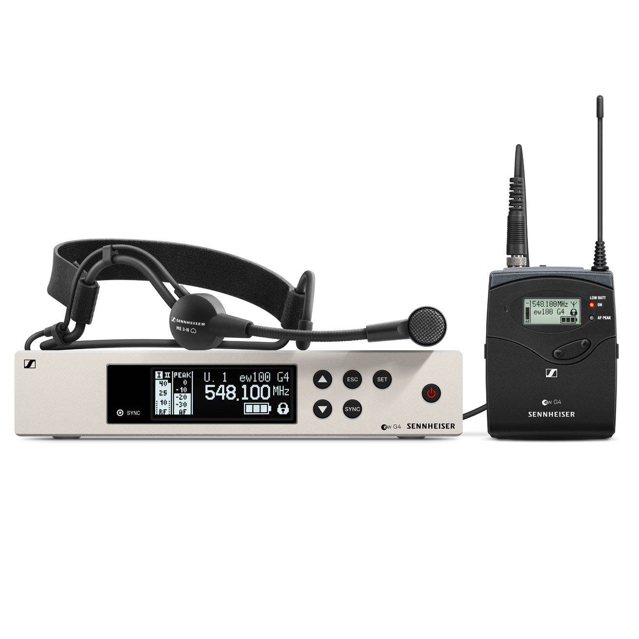 MICRO GÀI ĐẦU KHÔNG DÂY SENNHEISER EW 100 G4-ME3 - Ảnh 1