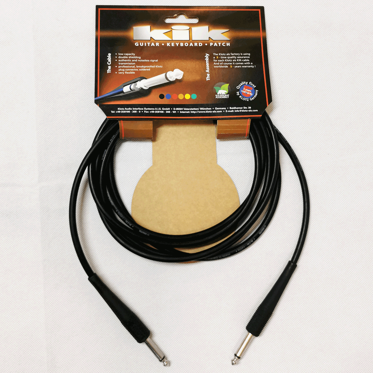 DÂY CÁP TÍN HIỆU NHẠC CỤ KLOTZ KIK3.OPPSW - Ảnh 1