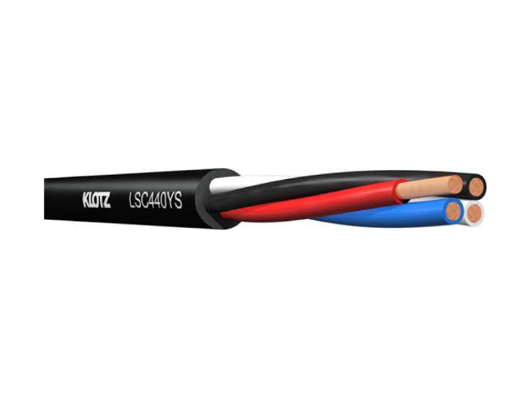 DÂY LOA KLOTZ LSC440YS.100 (4x 4.0mm² PVC speaker cable, black) - Ảnh 1