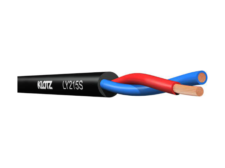 DÂY LOA KLOTZ LY215S.100 (2x 1.5mm² PVC twinax speaker cable, black) - Ảnh 1