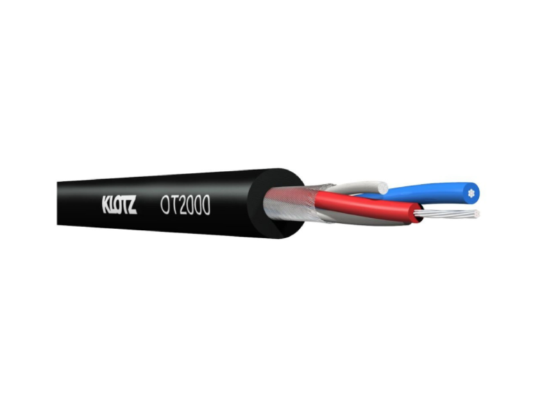 DÂY TÍN HIỆU KLOTZ OT2000.100 (high‐flex AES/EBU DMX cable, PVC black) - Ảnh 1