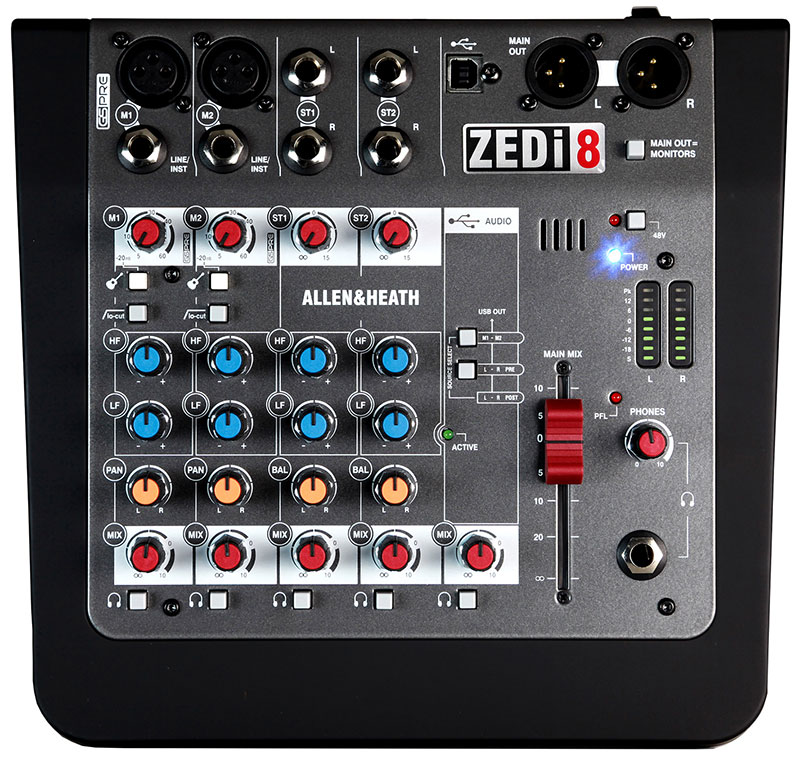 Mixer analog Allen & Heath ZEDI8 - Ảnh 1